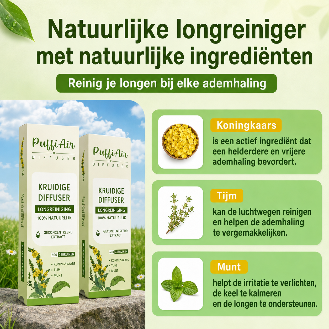 Puffi® – Natuurlijke 4-in-1 Formule om te Stoppen met Roken